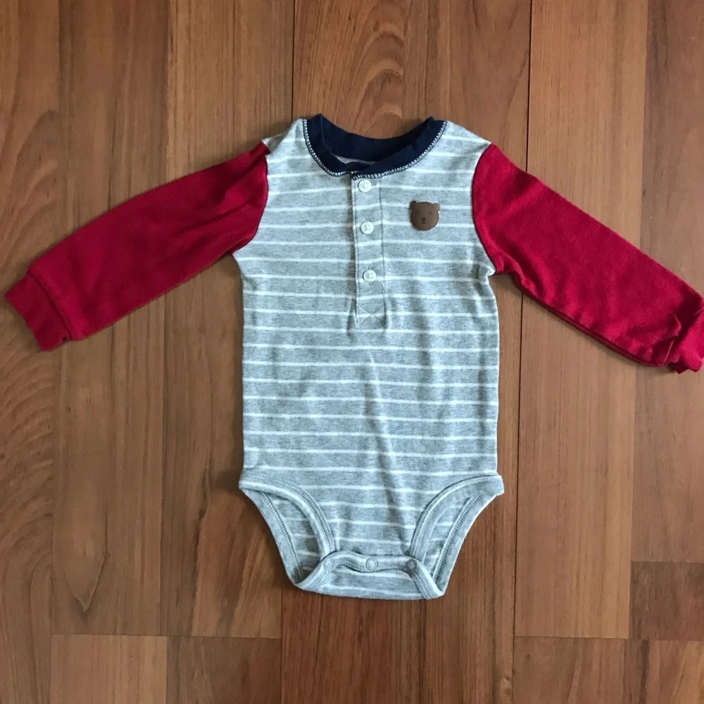 Carter’s Baby Boy Striped Bodysuit and Pant Set Size 12 Months